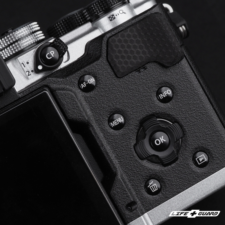 LIFE+GUARD  OM SYSTEM OM-3 相機貼膜特寫展示圖