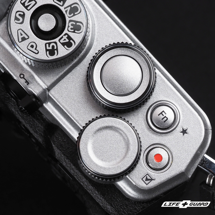 LIFE+GUARD OM SYSTEM OM-3 相機貼膜按鍵特寫展示圖