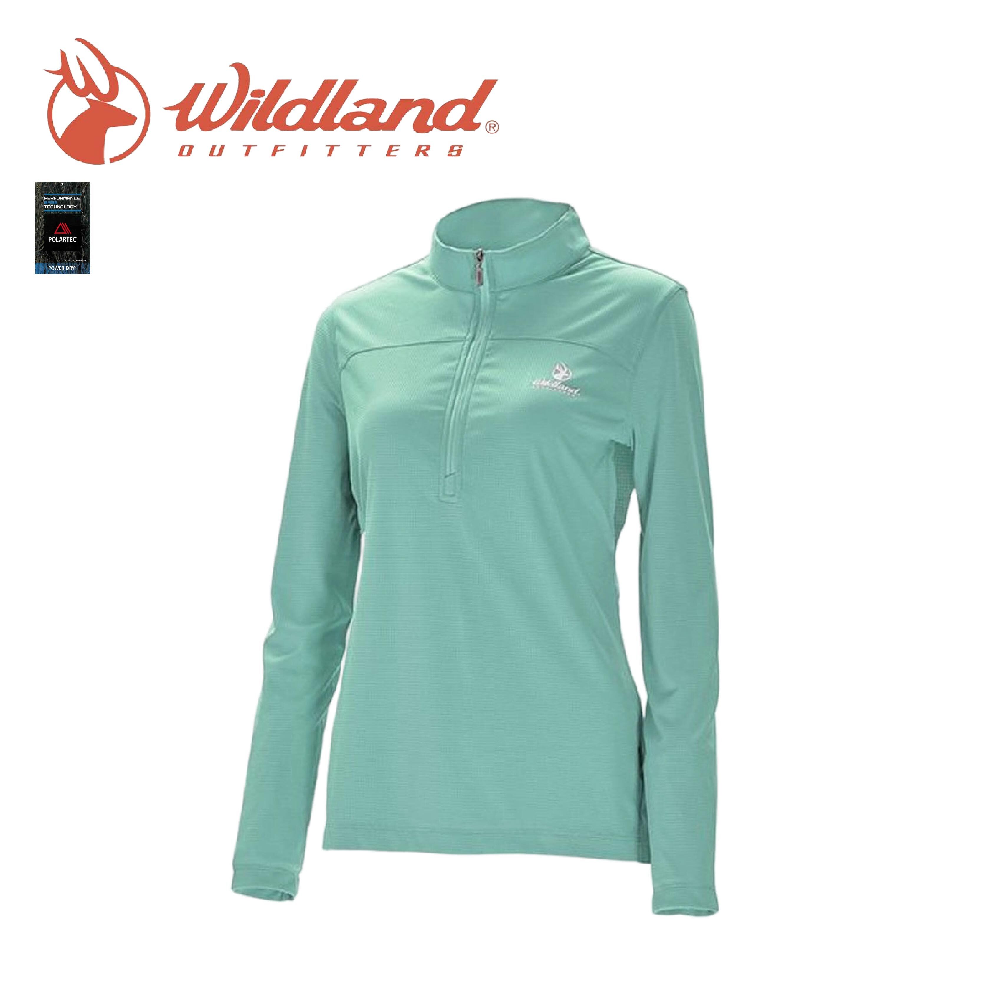 Wildland 荒野 Polartec pd格狀抗臭zip長袖衣 女款 (3色) 11WP1619