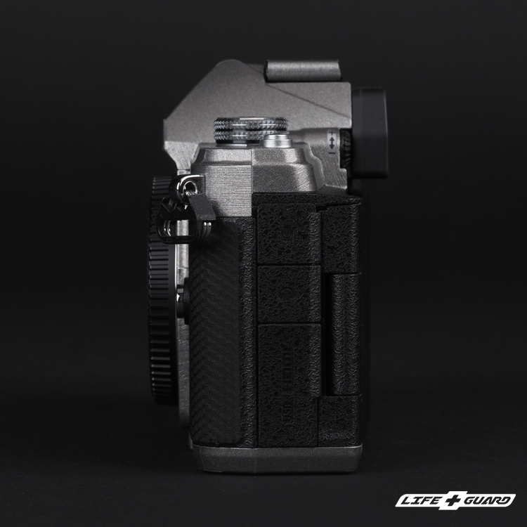 LIFE+GUARD  OM SYSTEM OM-3 相機貼膜側面展示圖