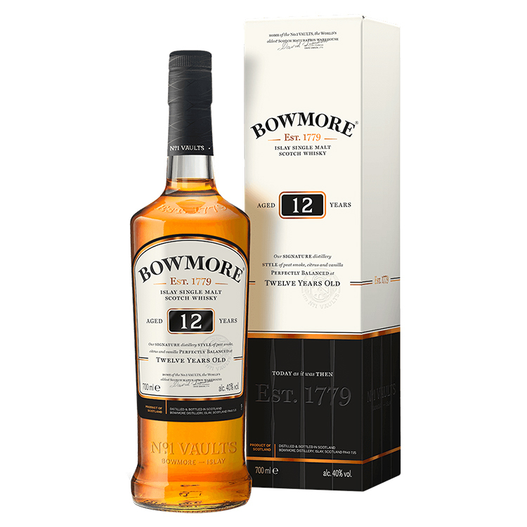 Bowmore 12 Year Old Single Malt Whisky 波摩艾雷12年單一純麥威士忌 700ml