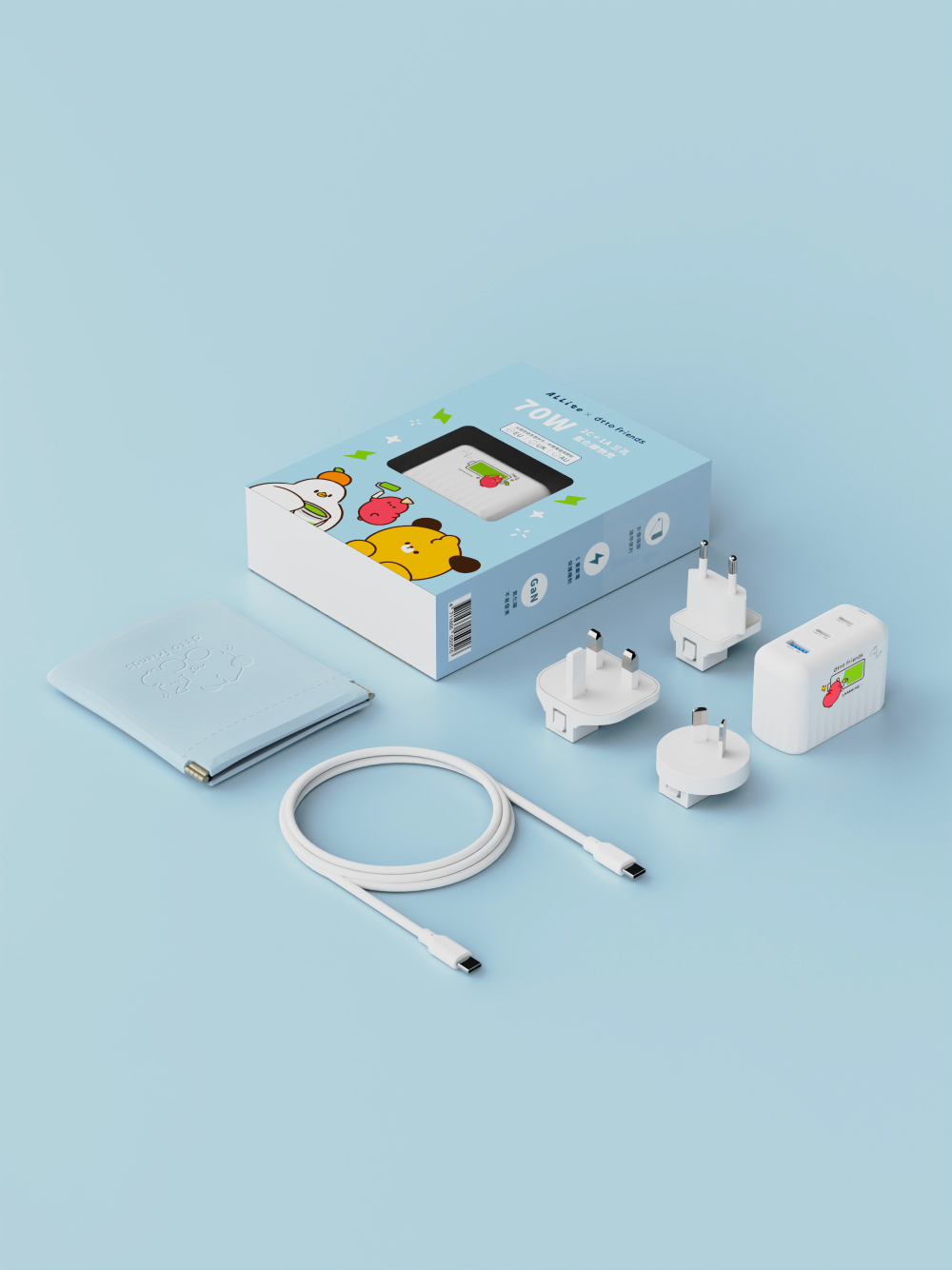 Allite x dtto friends 通通都有快充組合