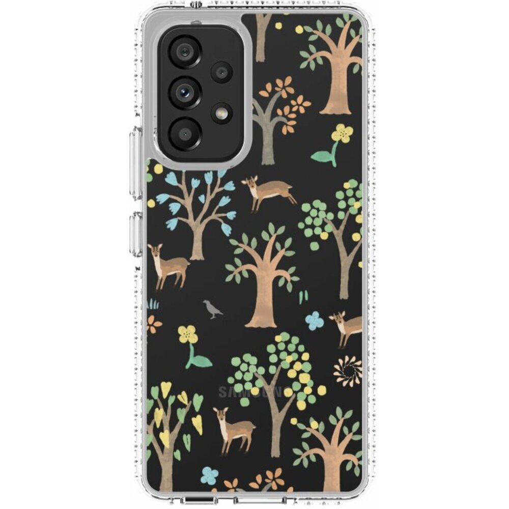 inblooom x The Hood Golden Case-Samsung Galaxy A53/Formosan Muntjac in Mountains/Sunny Day