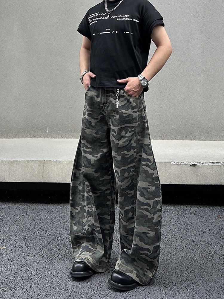 【現貨】ACR 迷彩 圖騰 剪裁 彎刀 工作 長褲