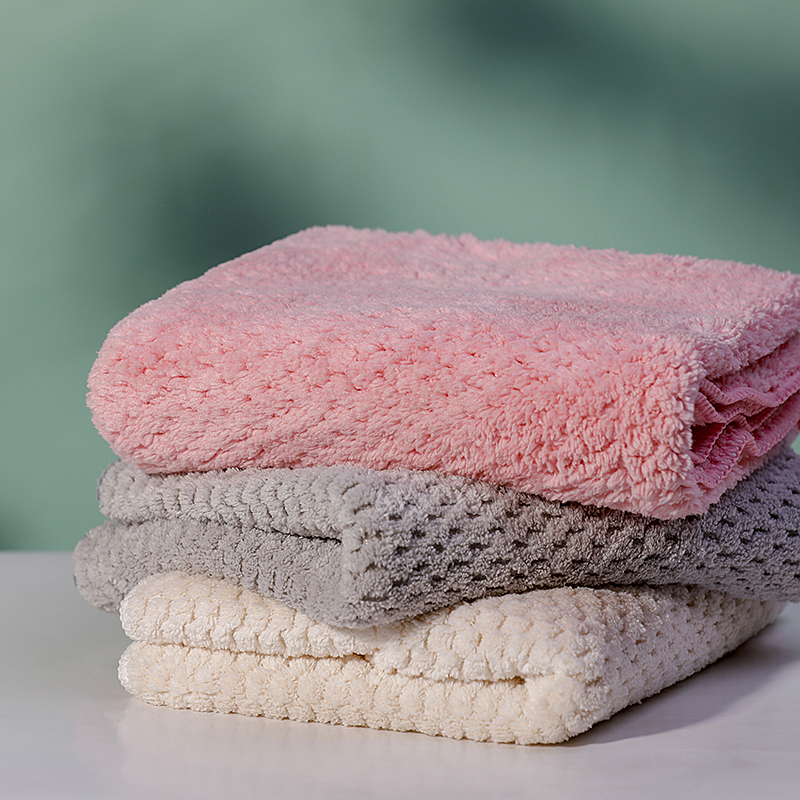 毛巾/米、灰、粉 28×70cm