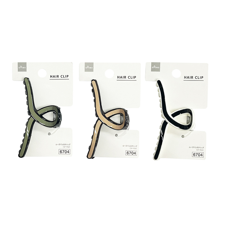 髮夾/綠、粉、黑