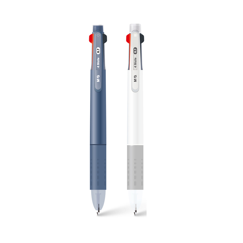 0.5MM四色半凝膠圓珠筆/灰、藍