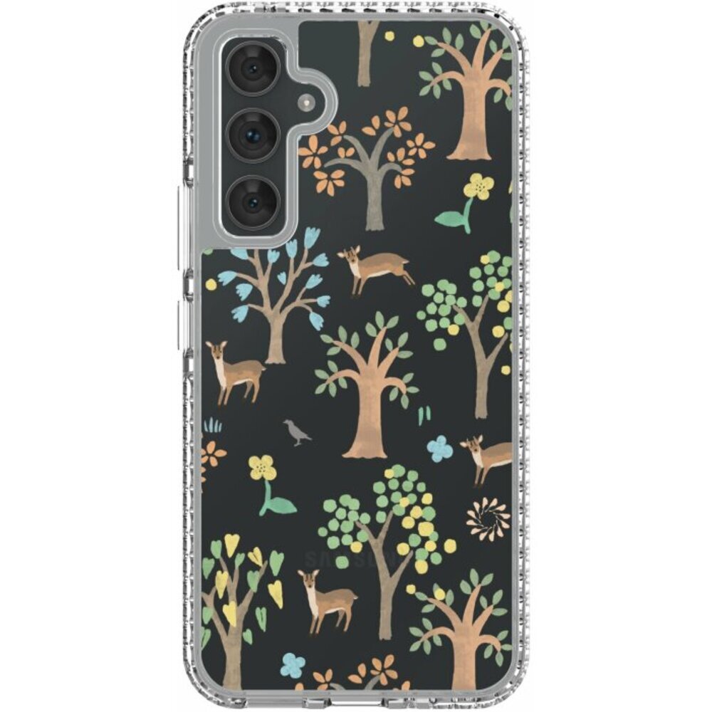 inblooom x The Hood Golden Case-Samsung Galaxy A54/Formosan Muntjac in Mountains/Sunny Day