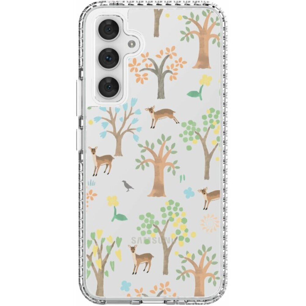 inblooom x The Hood Golden Case-Samsung Galaxy A54/Formosan Muntjac in Mountains/Sunny Day