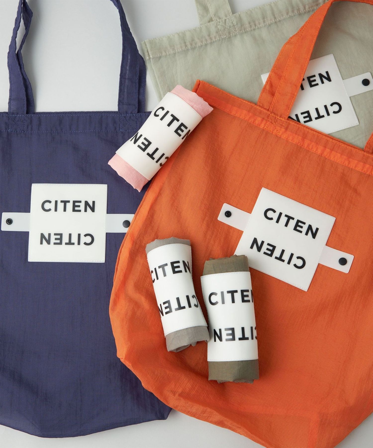 預購┃日本 CITEN 捲捲 收納 輕量 抗撕裂布 托特包 手提袋 環保袋 購物袋 大