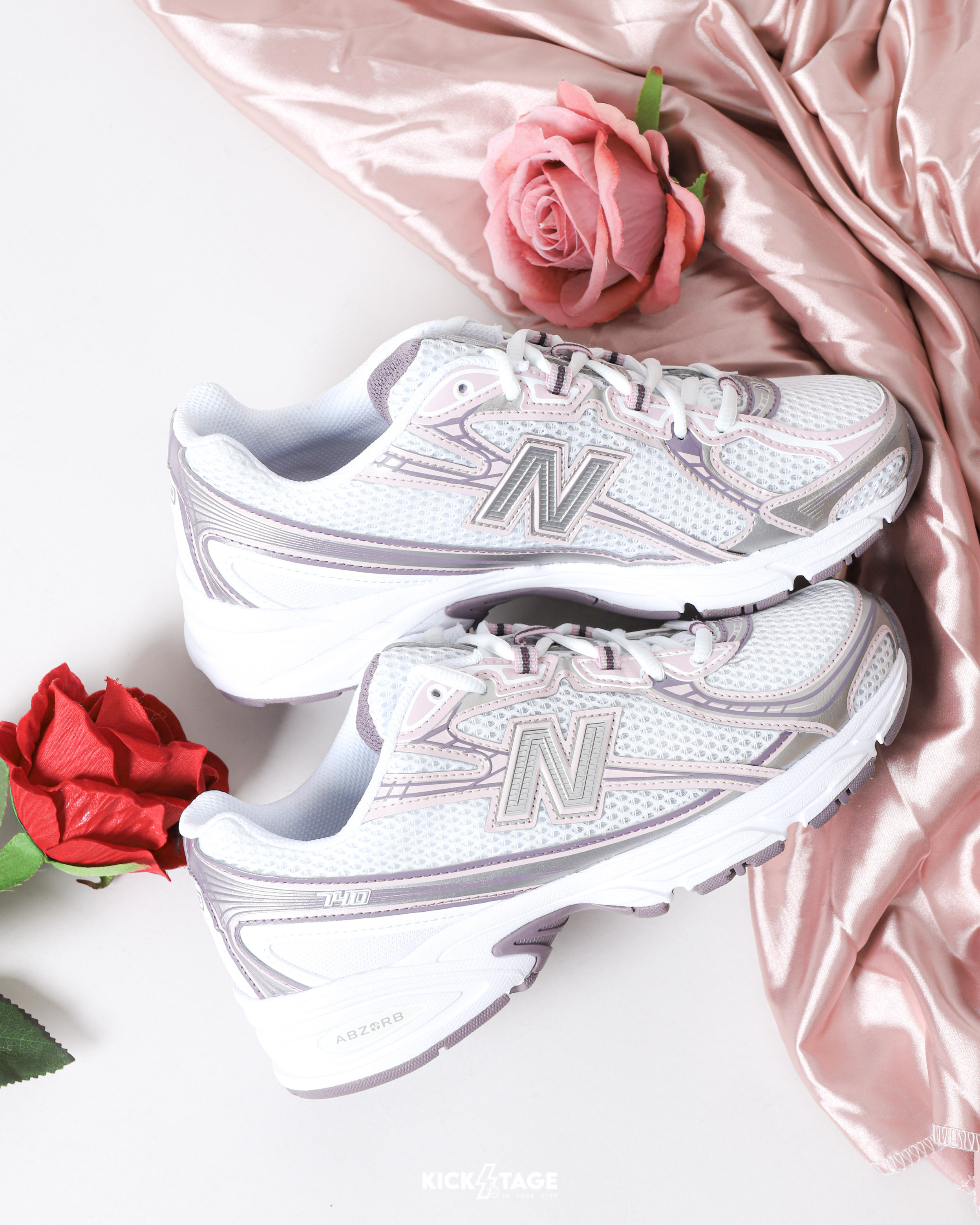 男女鞋 NEW BALANCE 740 銀粉紫 網布 透氣 復古 老爹鞋 休閒鞋【U740PK2】NB740