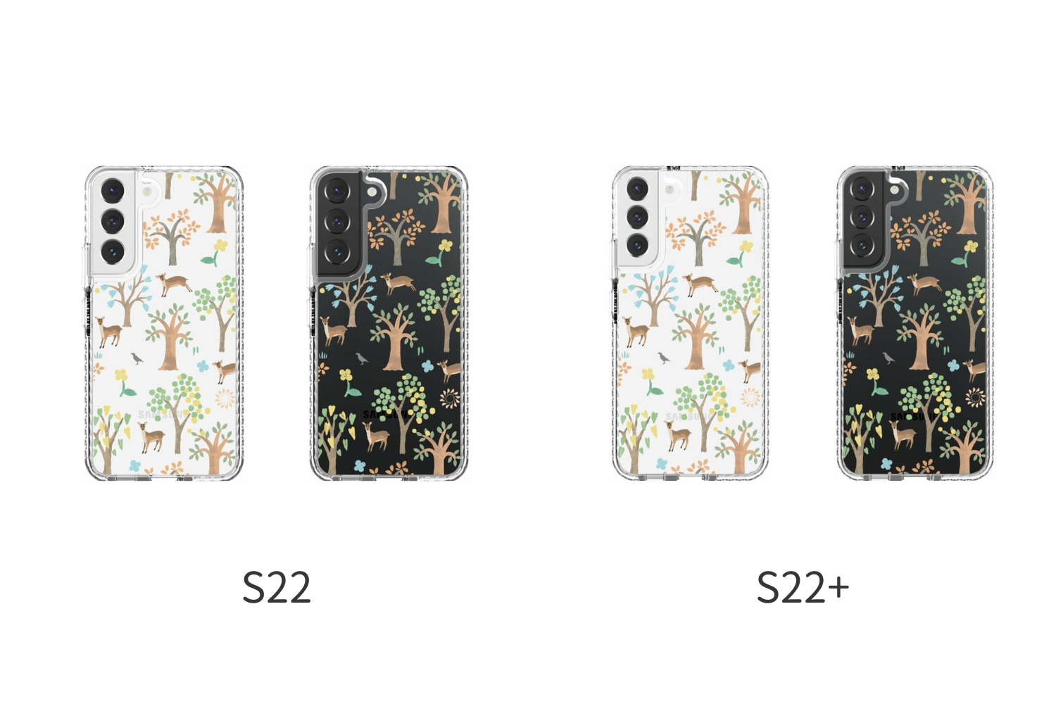 印花樂聯名三星手機殼/Samsung Galaxy S22/S22+/山羌之森/白晝