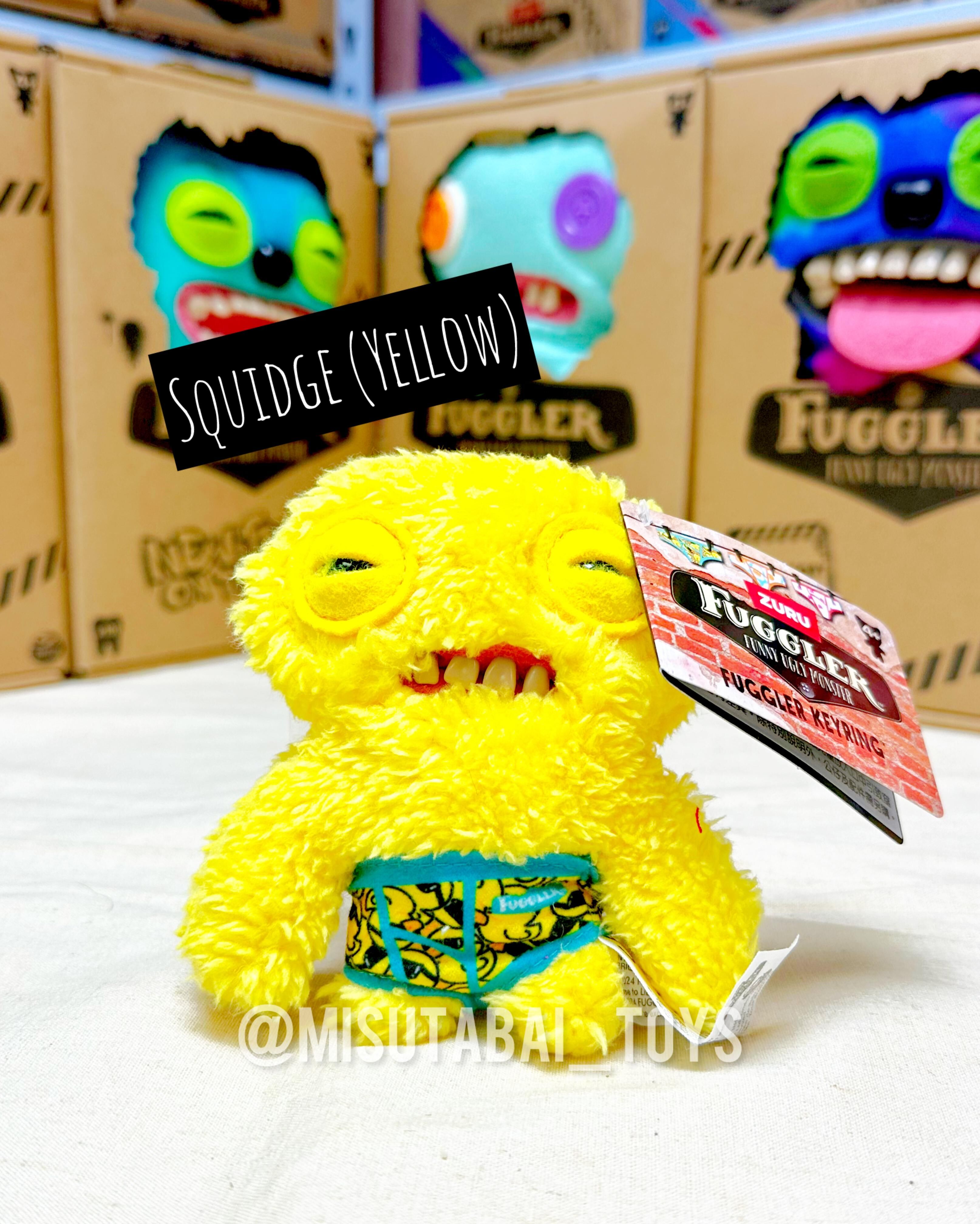 FG74164 Fuggler Key Ring S4 - Squidge(Yellow)