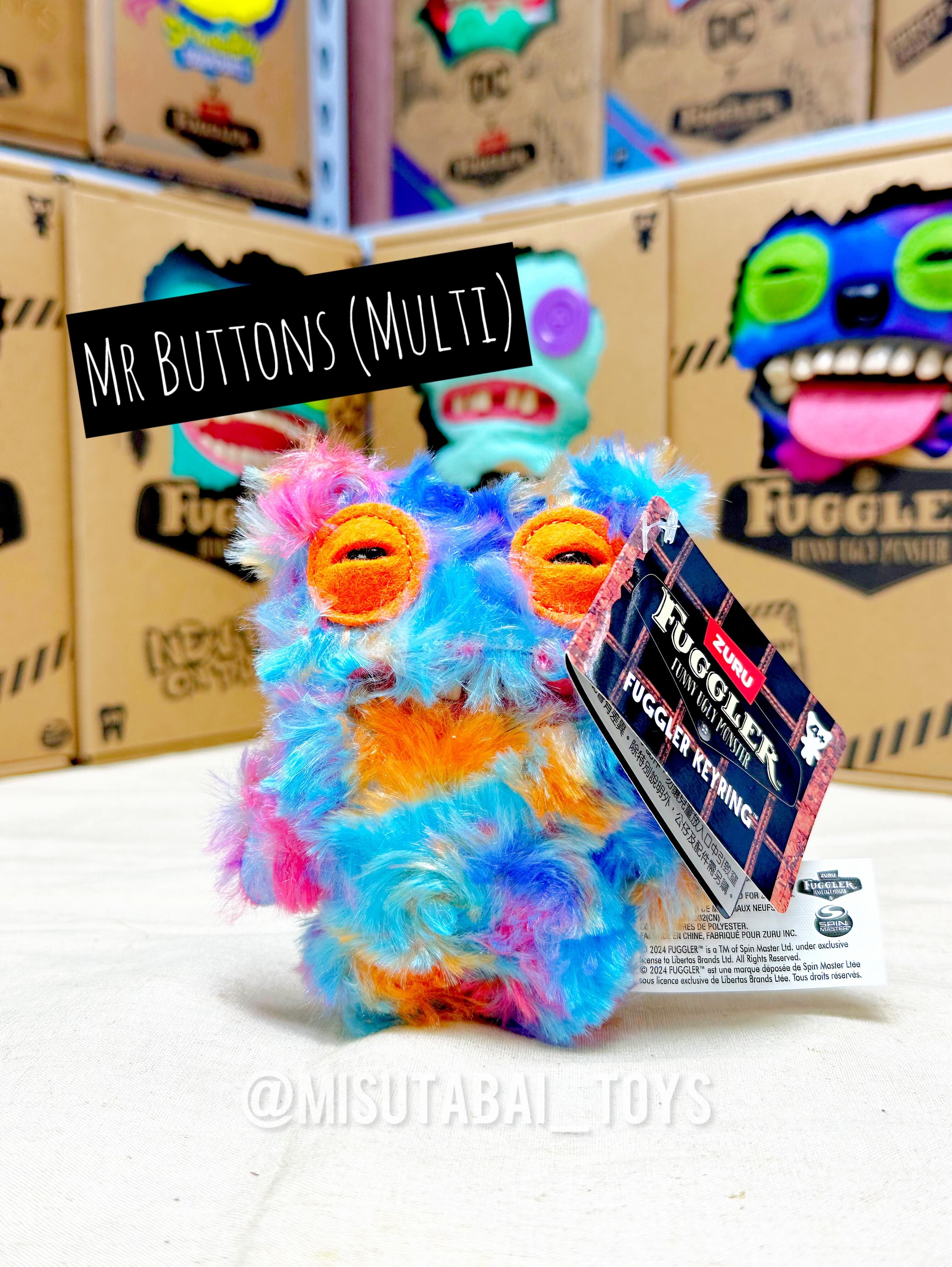 FG75376 Fuggler Key Ring S3 Mr Buttons(Multi)