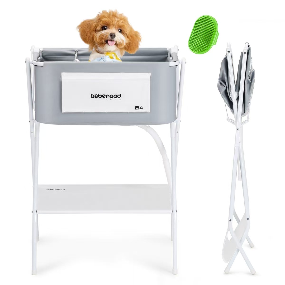 BEBEROAD B4 可折叠宠物洗澡盆免弯腰 可承重24kg以内