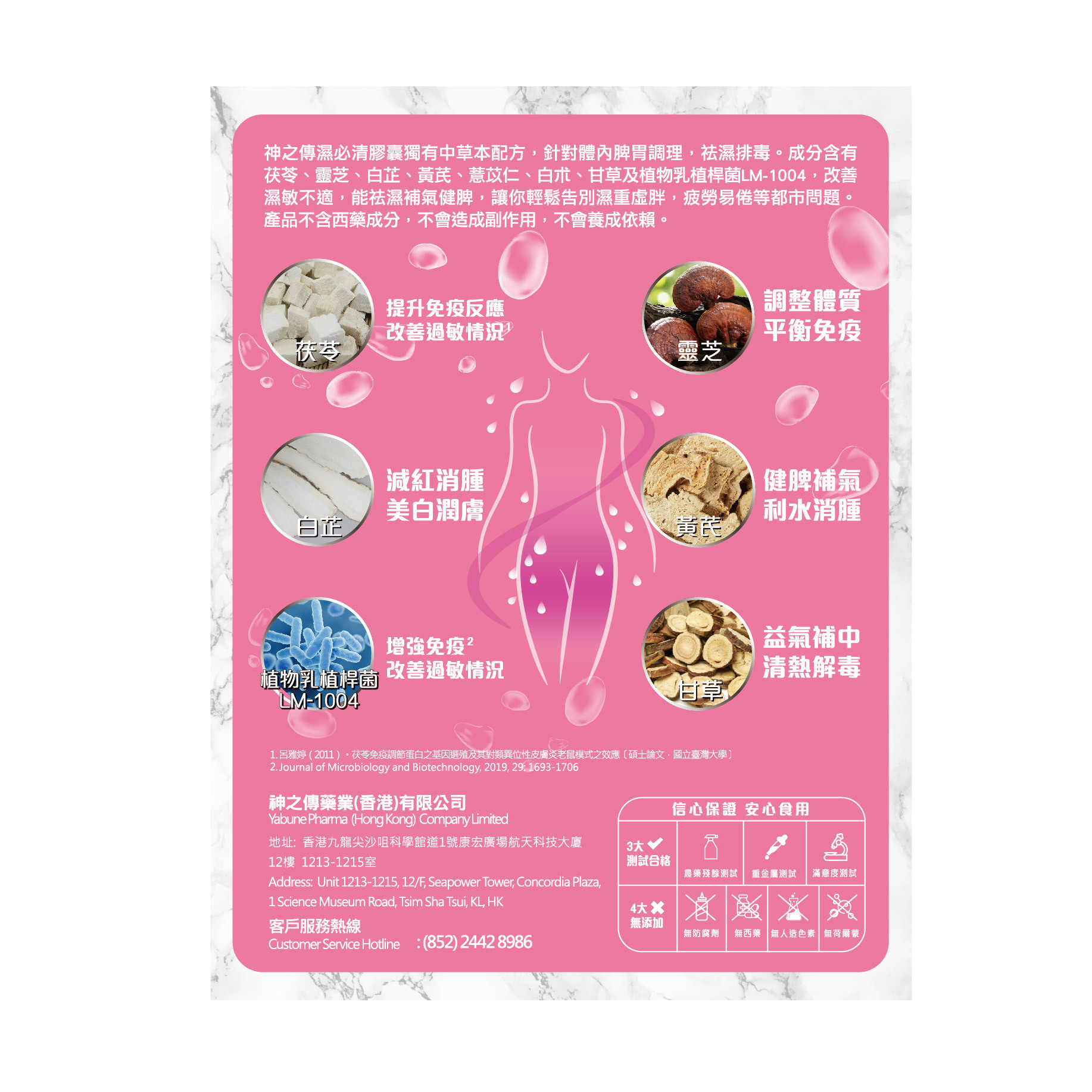 神之傳濕必清膠囊 60粒