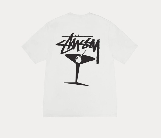 現貨  Stussy MARTINI TEE PIGMENT DYED 馬丁尼  短踢