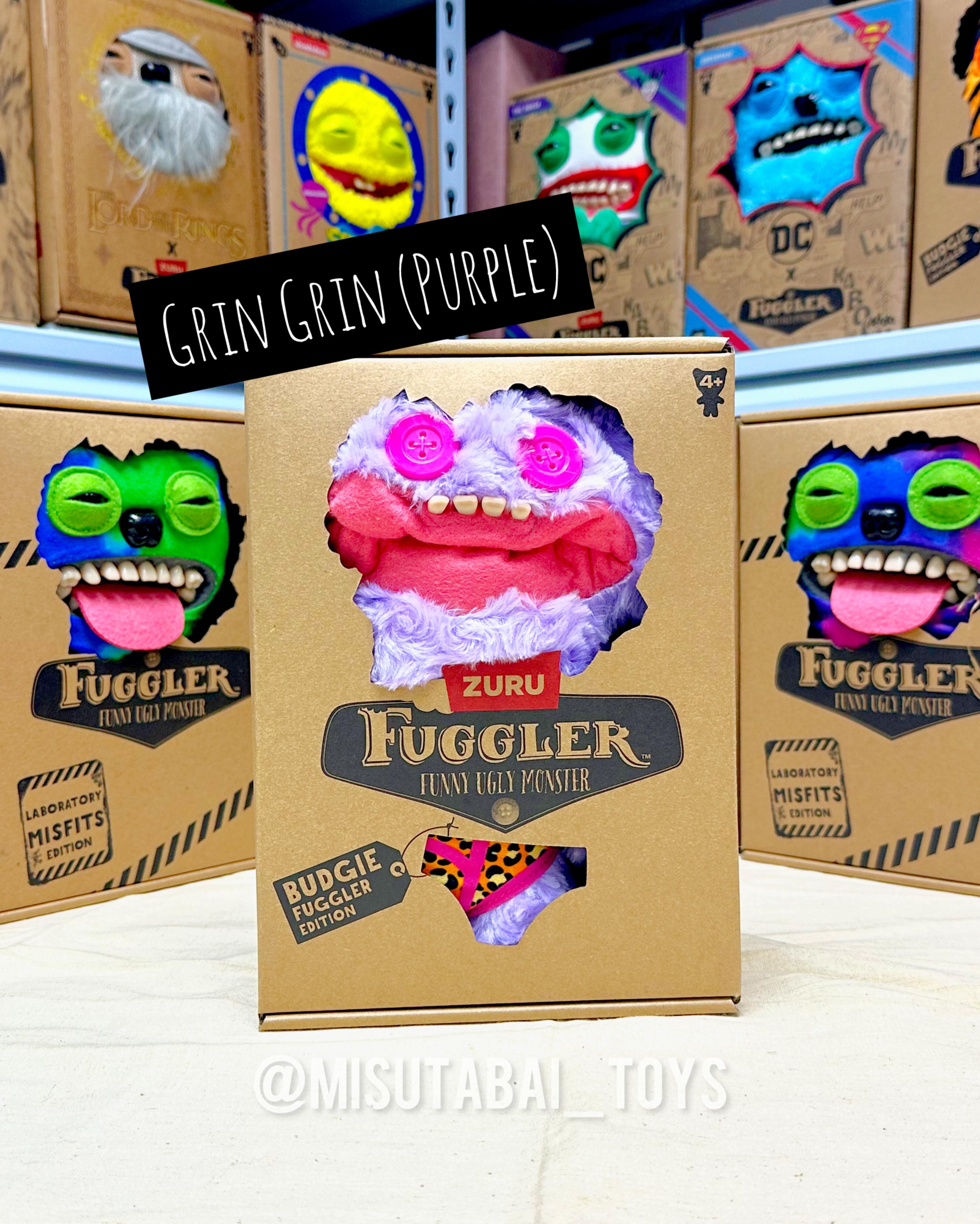 FG76113  Budgie Fuggler Grin Grin - Purple