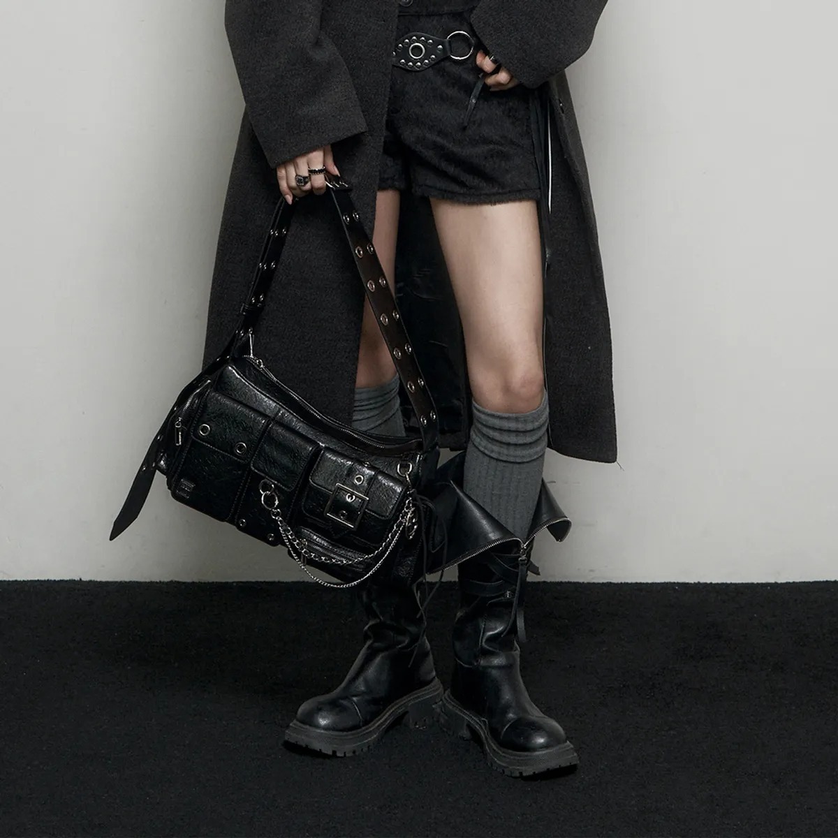 BLACK PURPLE Fortress Bag