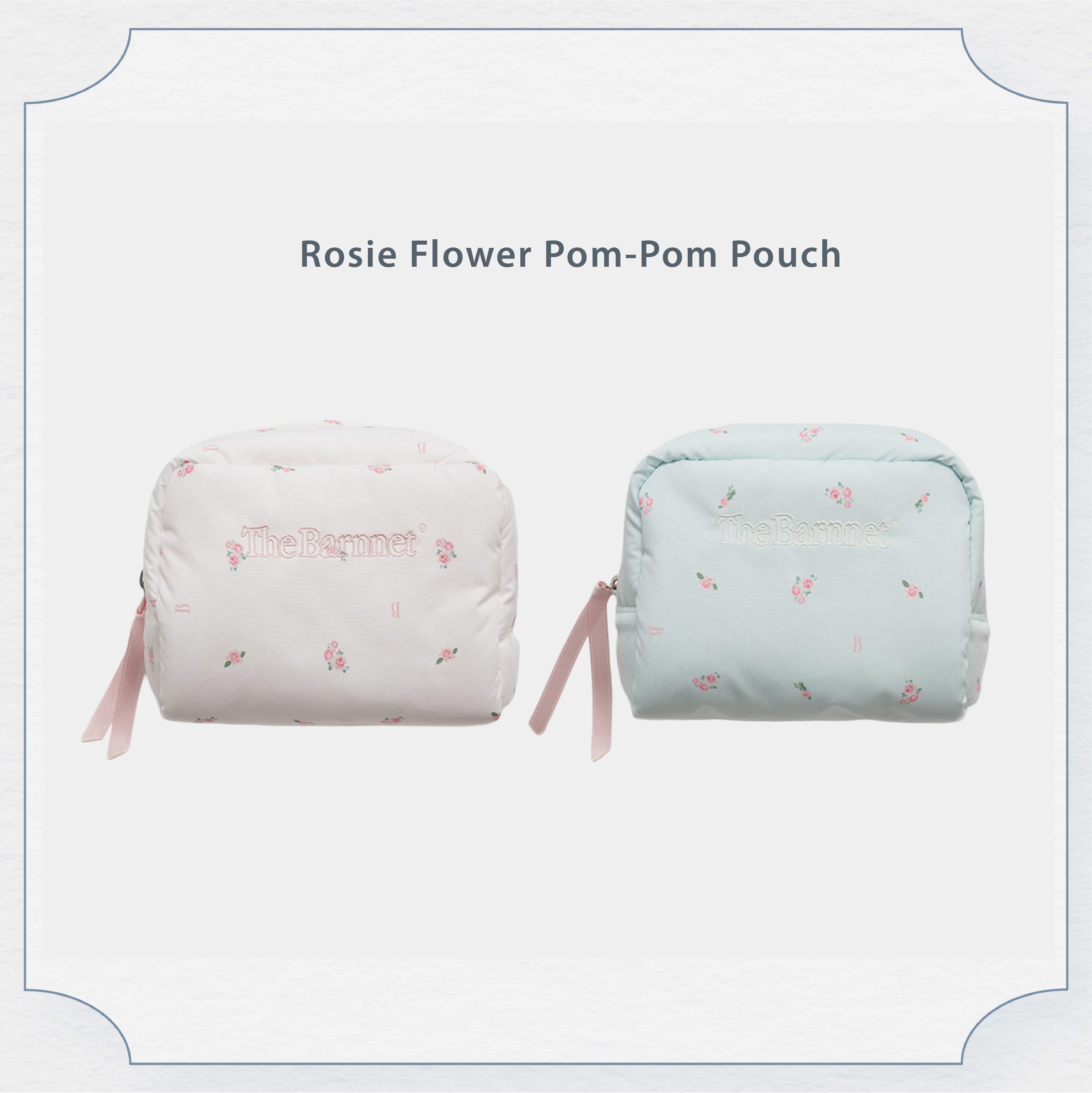 The Barnnet-小碎花化妝包(共2色)