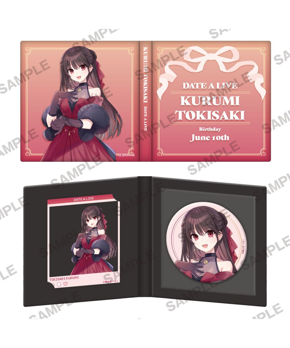 預購-『約會大作戰DATE A LIVE』狂三誕生祭2025　徽章＆壓克力小卡套組【日本進口精品】