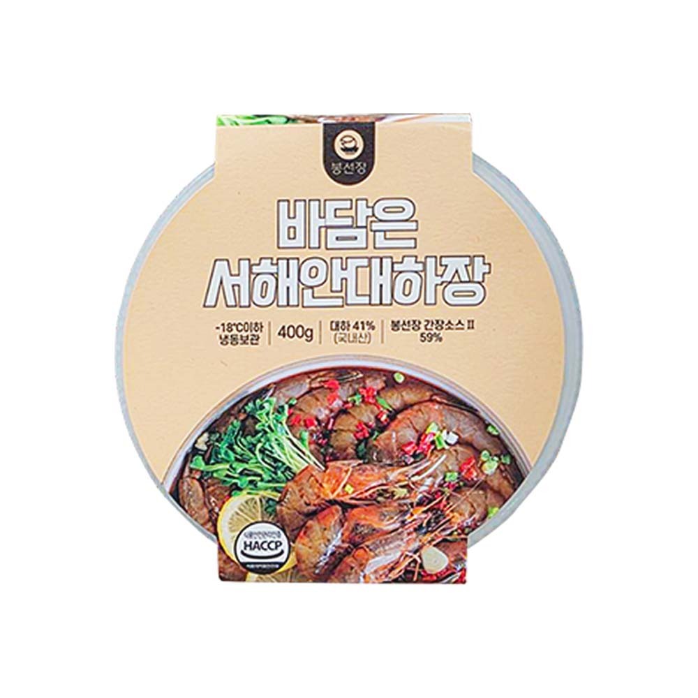 【BKSHOP】韓國奉船長-醬油大蝦(帶殼) 400g