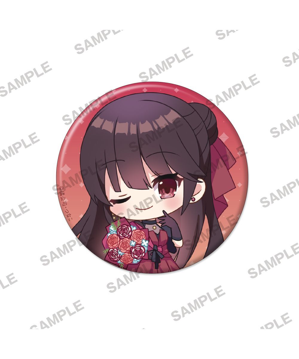 預購-『約會大作戰DATE A LIVE』狂三誕生祭2025　大尺寸極光風徽章 Q版Ver.【日本進口精品】