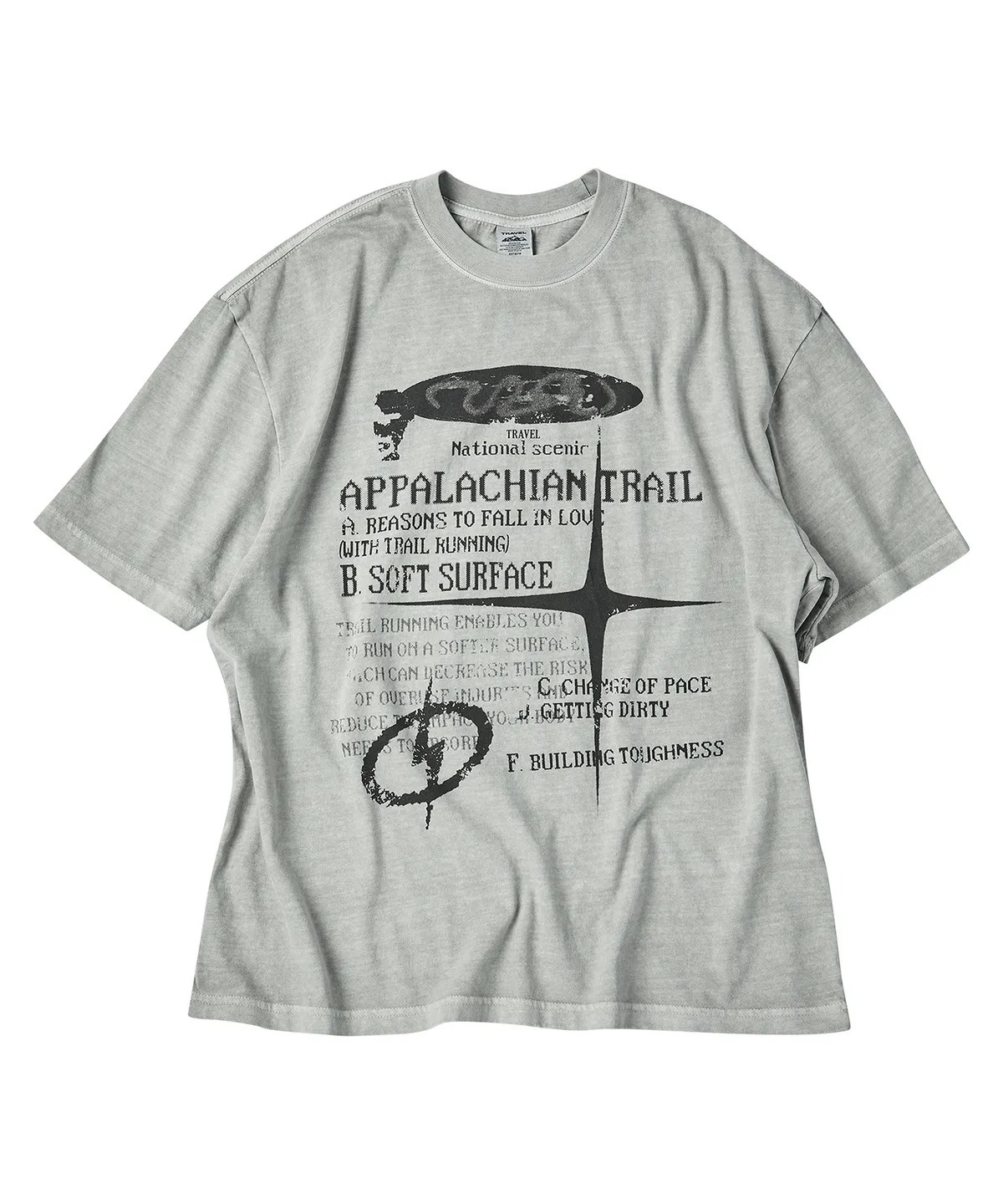 TRAVEL REASON TRAIL PIGMENT OVERFIT TEE
