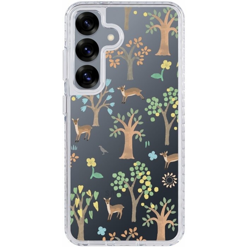 inblooom x The Hood Golden Case-Samsung Galaxy S25/S25+/S25 Ultra/Formosan Muntjac in Mountains/Sunny Day