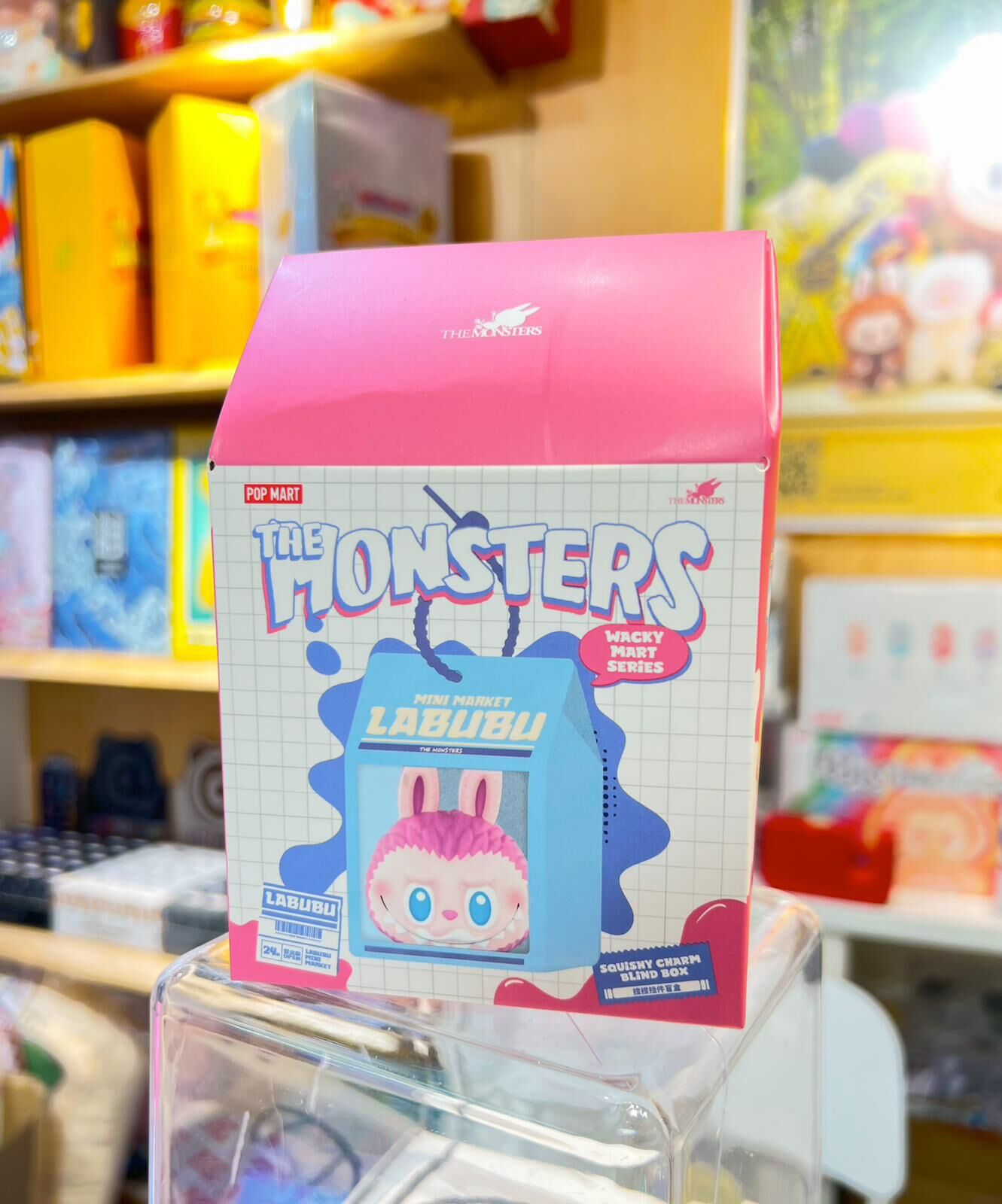 Labubu THE MONSTERS Wacky Mart-Squishy Charm Blind Box ( POP MART )