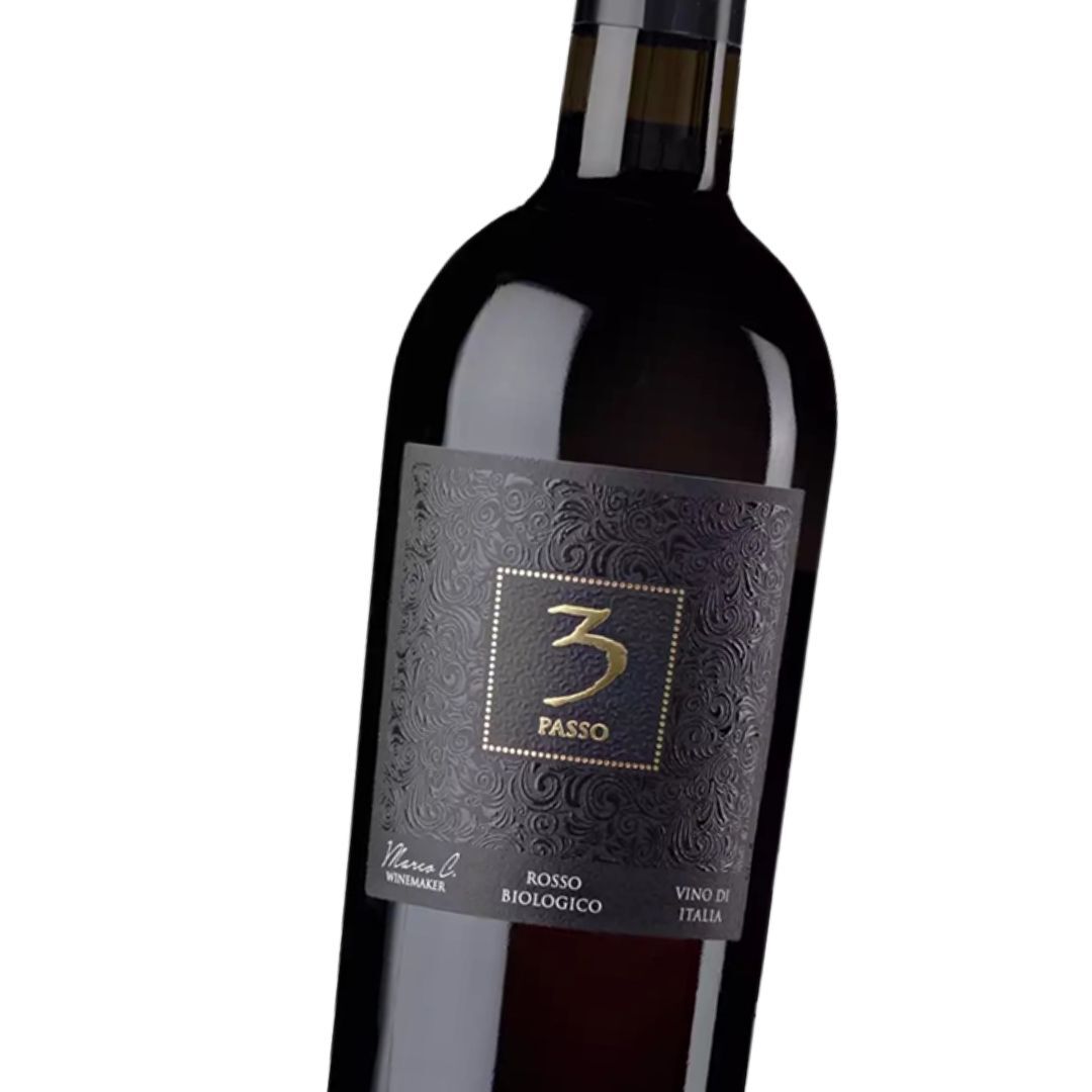 3 Passo Rosso Vino Biologico 2024 750ml |Luca Maroni 95 意大利權威酒評高度評價|有機純素酒
