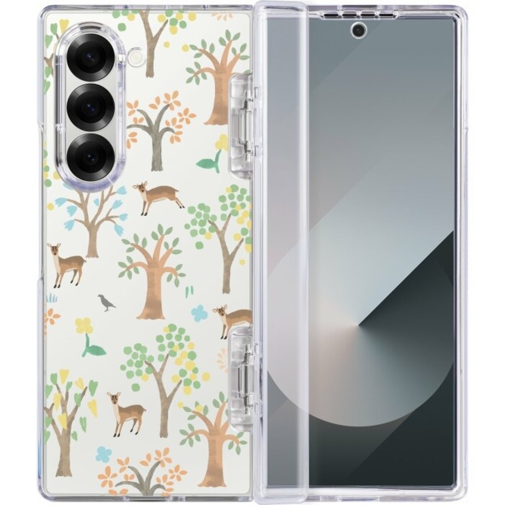 inblooom x The Hood Hybrid Z Case-Samsung Galaxy Z Fold6/Formosan Muntjac in Mountains/Sunny Day