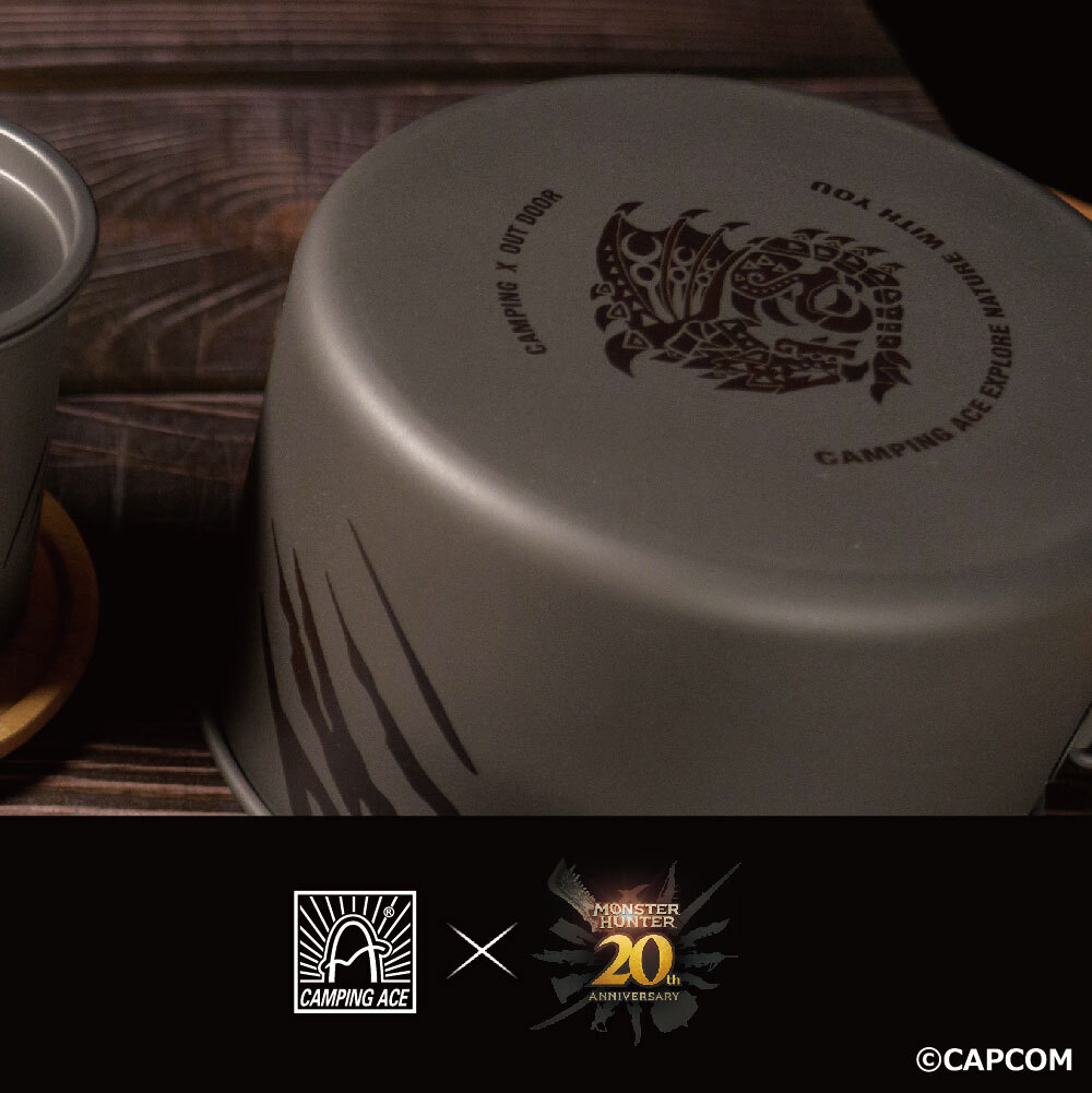 野樂Camping Ace 魔物獵人聯名 1.4L套鍋