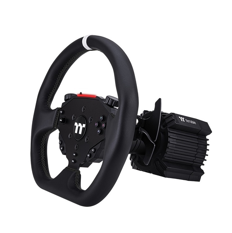 米特3C數位–曜越 模擬駕駛艙 G6 直驅賽車方向盤搭配腳踏板組合/GRB-G6D-DGT3BB-01