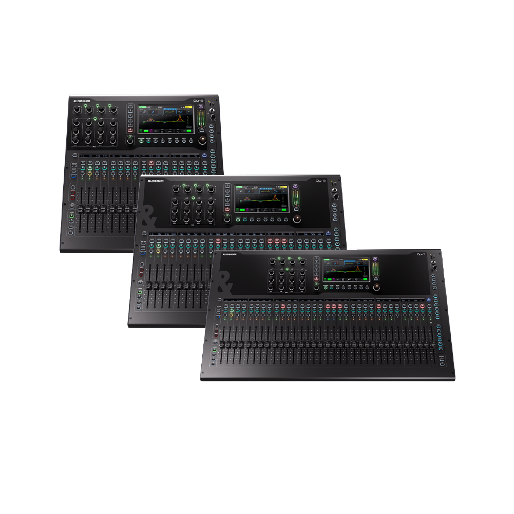 Allen & Heath Allen & Heath / Qu系列 數位混音器 (Qu5/Qu6/Qu7/Qu5D/Qu6D/Qu7D) — 三峽錄音 / 音響