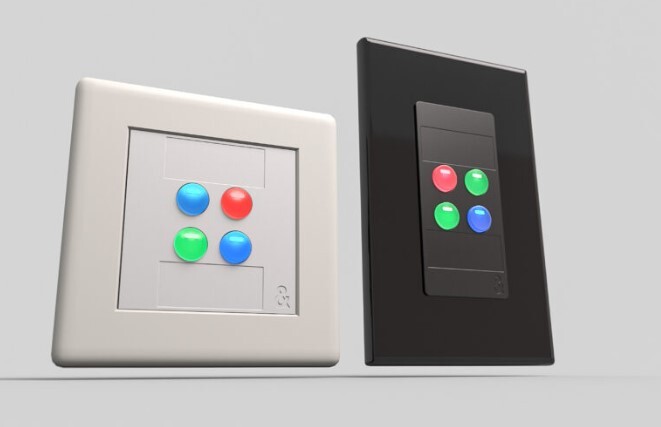 Allen & Heath - IP4 Four Button Wallplate Controller