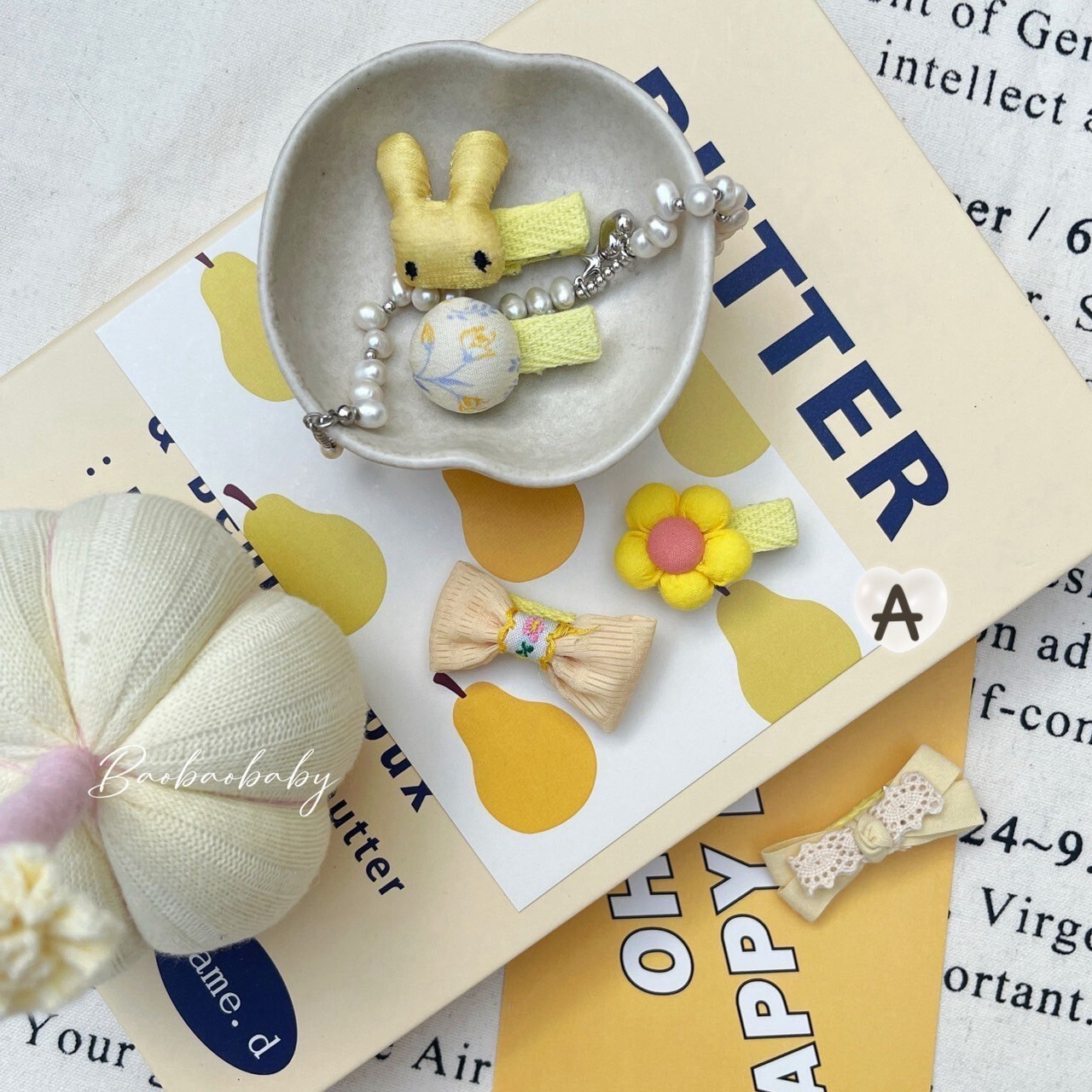 日光小黃髮夾組