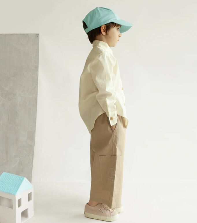 BIANCA & NOE 大口袋塗鴉寬褲 Dante pants-Helzenut