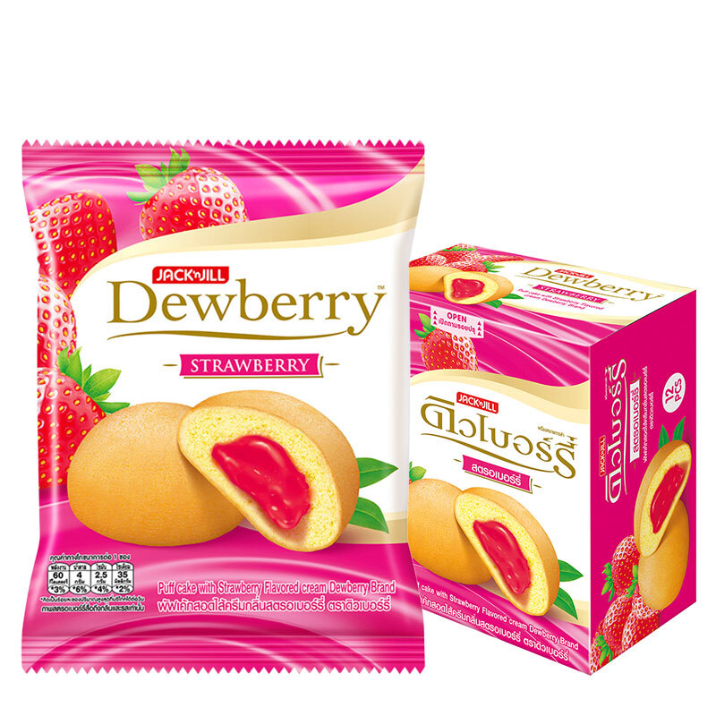 泰國 DEWBERRY蛋糕 15g 草莓 香蘭 藍莓 香蕉