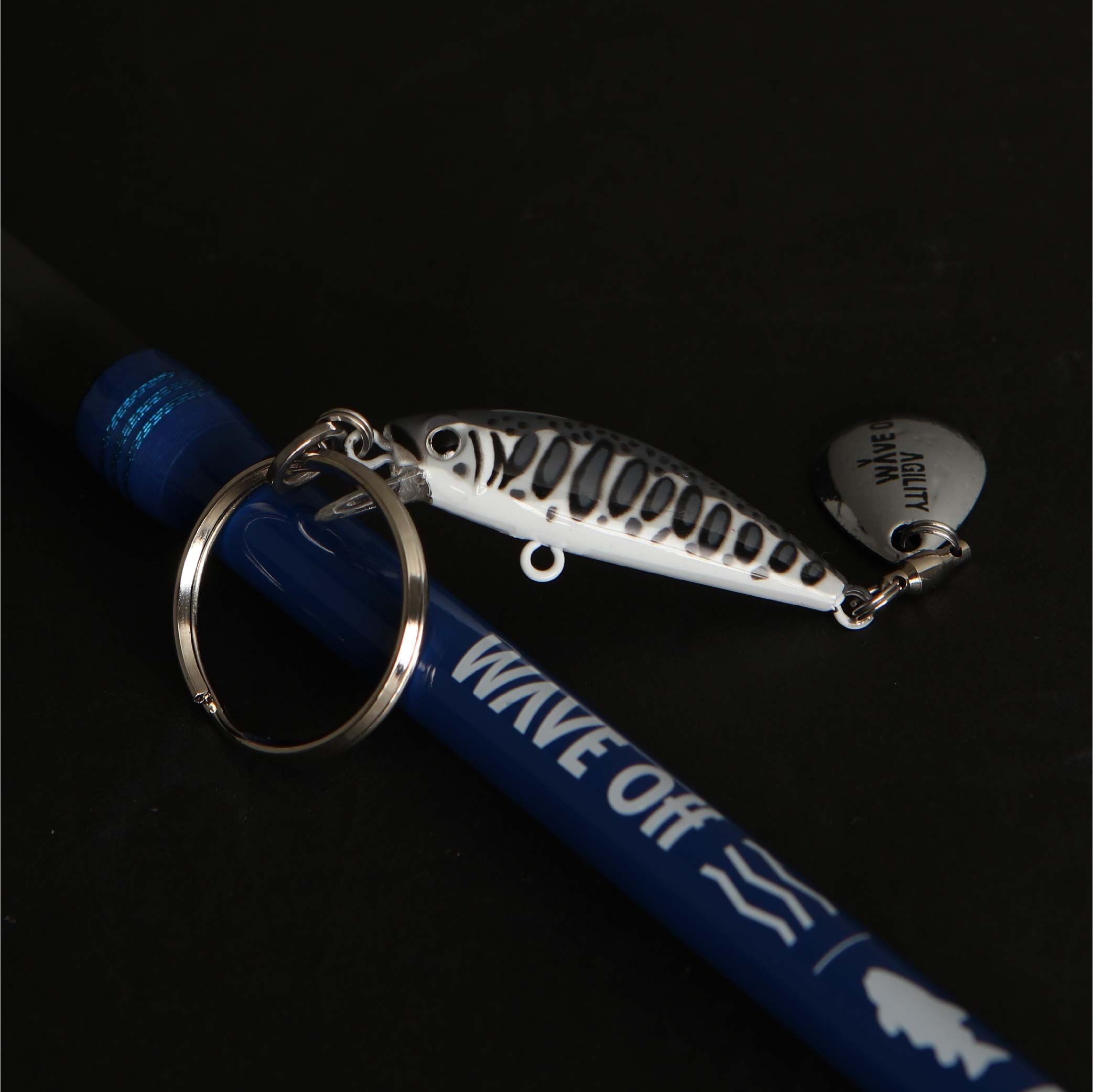 AGILITY x WAVE OFF｜聯名釣魚 假餌鑰匙圈