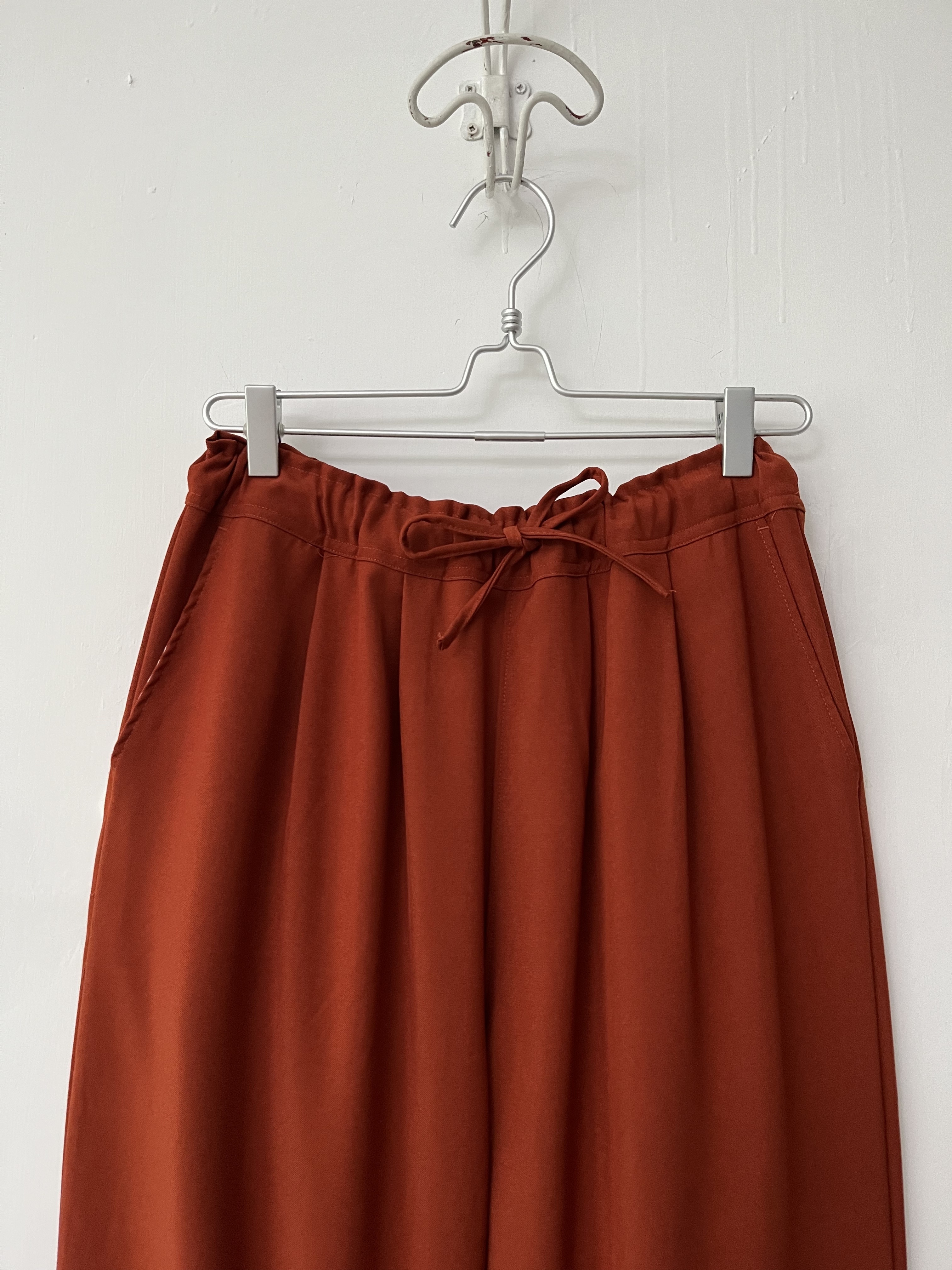 橙紅色全橡筋褲