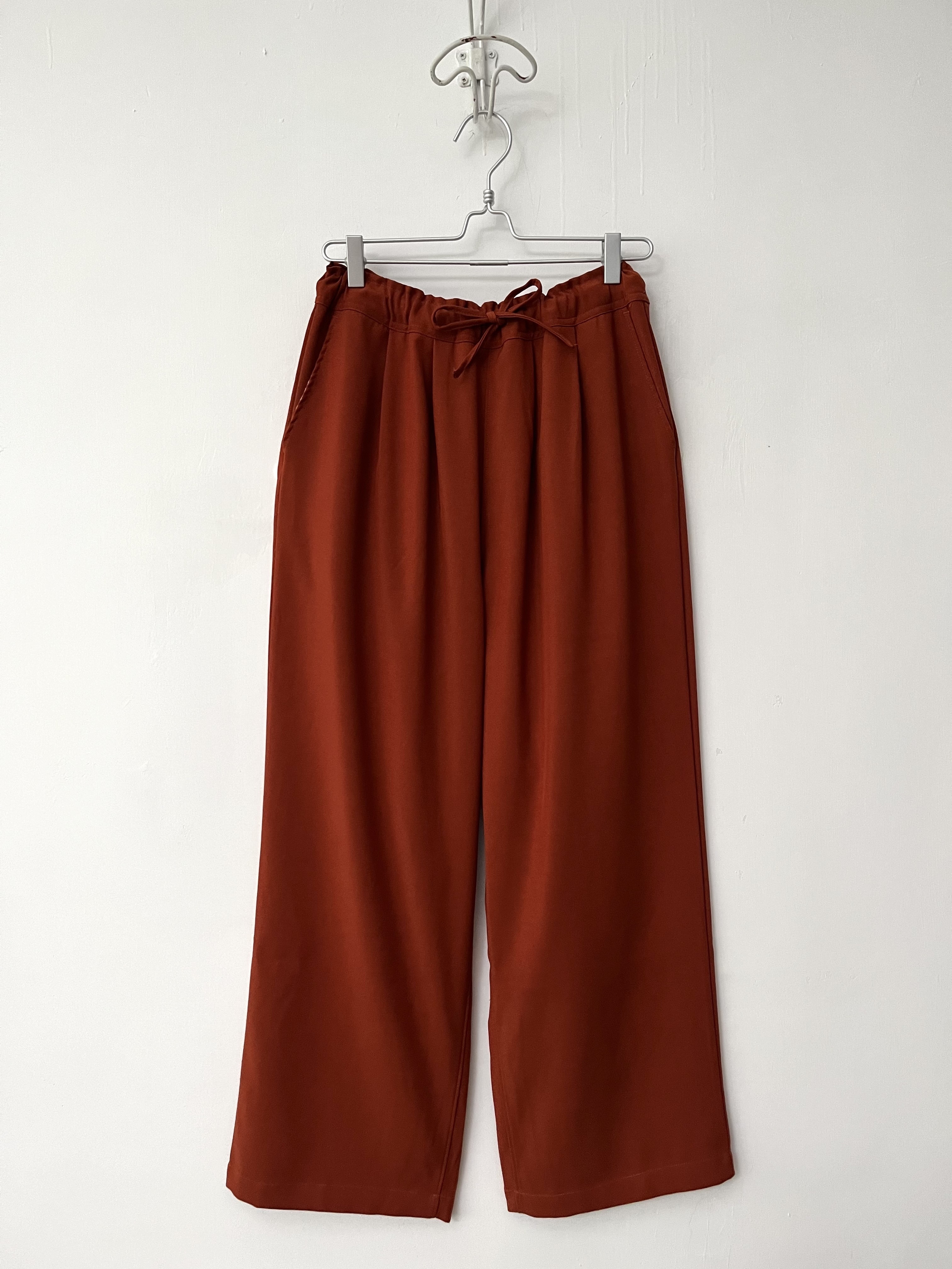 橙紅色全橡筋褲