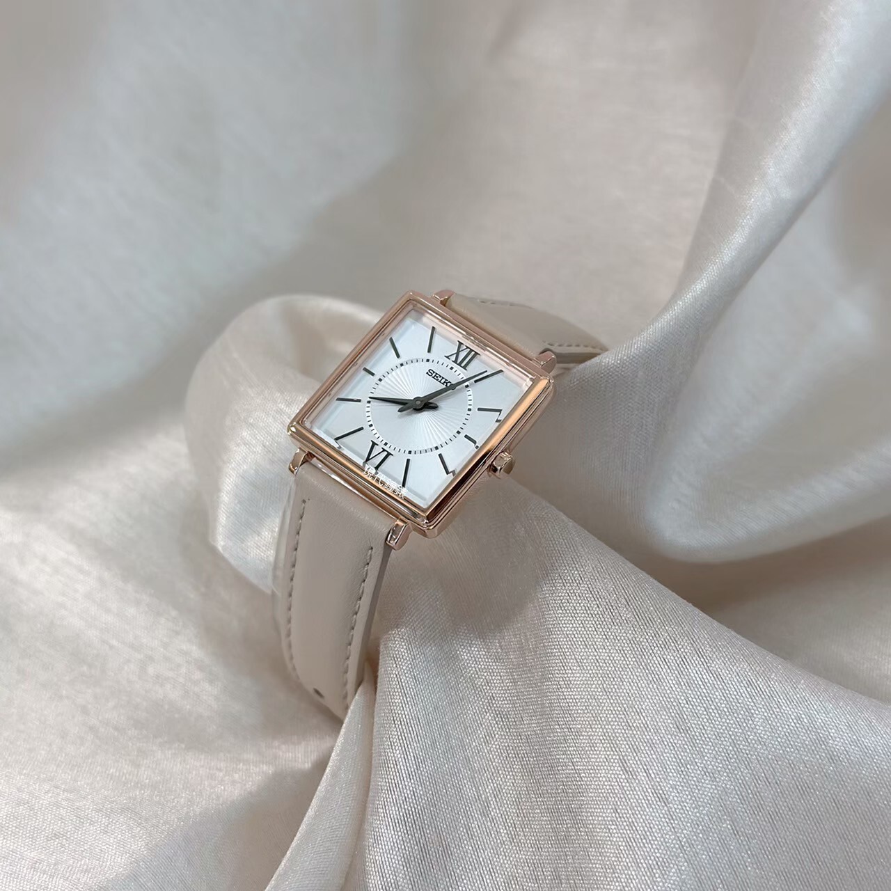 【SEIKO 】CS系列方形時尚腕錶(皮帶款) 4N30-00N0W  25.1mm 現代鐘錶