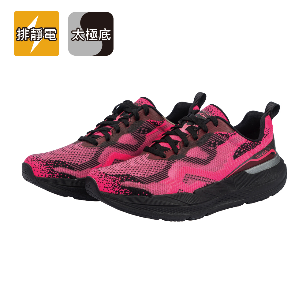 透視豹極地鞋 - 透視粉黑豹