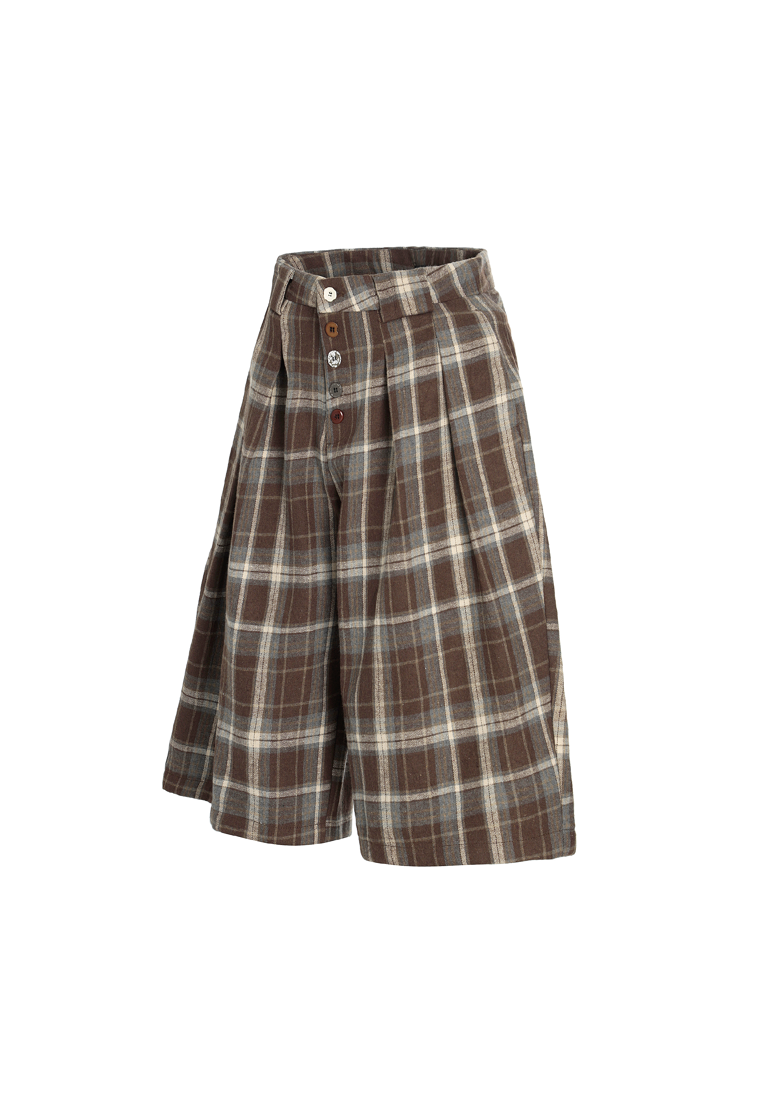 - SIMPLEACTION - Old Money英格蘭格紋短西裝褲