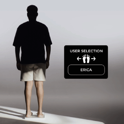 Withings Scale User Selection GIF