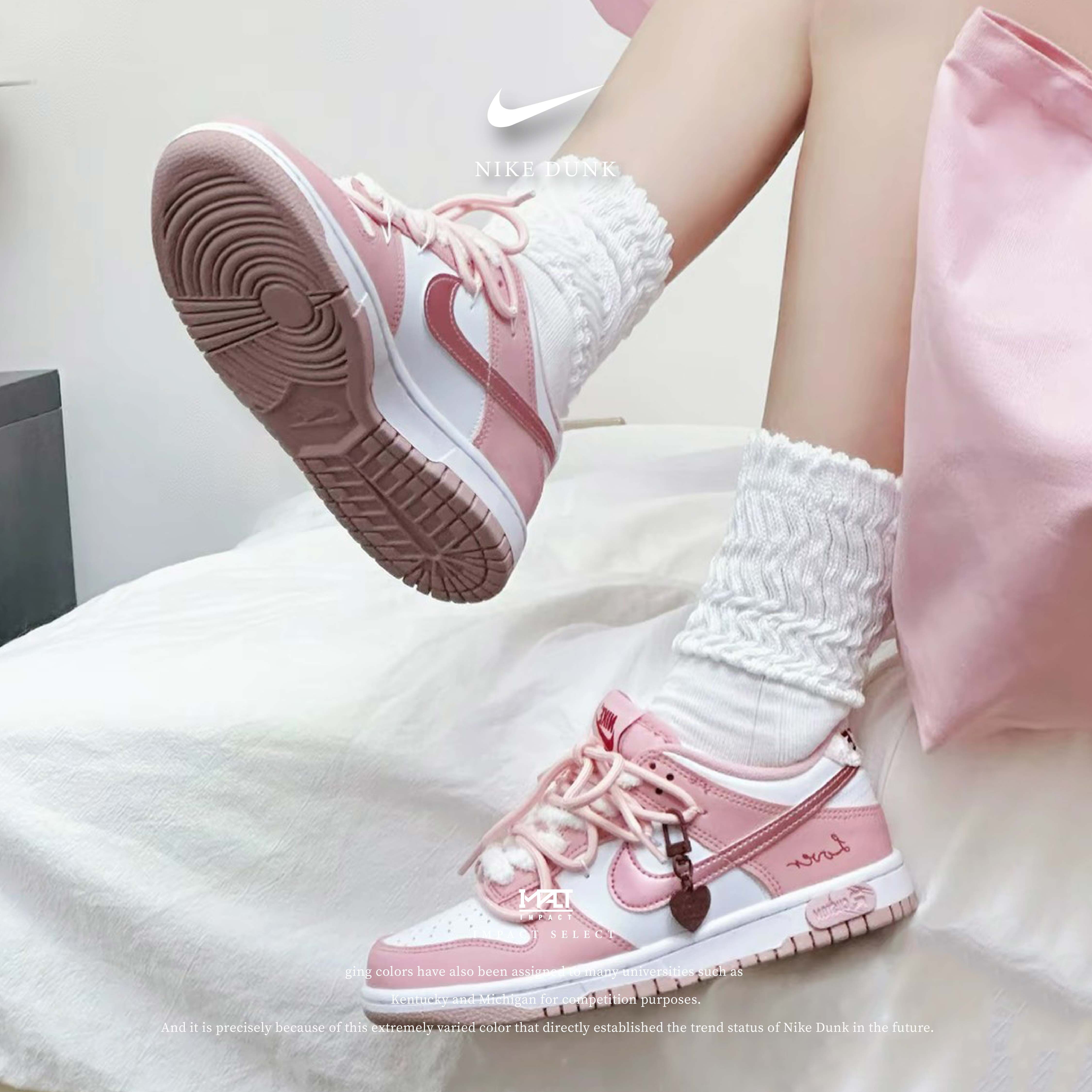 【訂製款】Nike Dunk Low 甜心風鈴 絲絨櫻桃