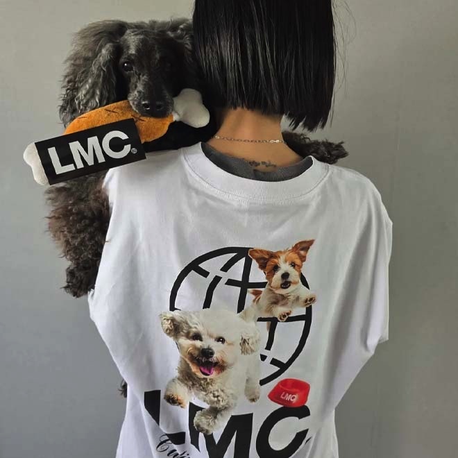 ★LMC★ FLYING PUPPY TEE white LMC Flying Puppy Tee - White | International Store