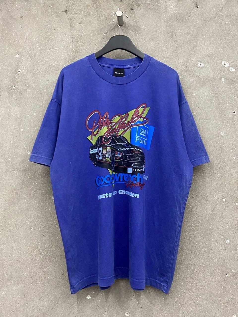 洗水英文字圖案短袖Tee ARCHIVE-355T