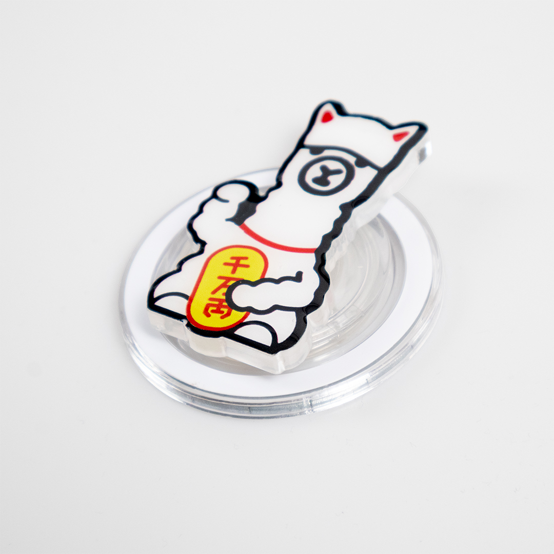 磁吸式招財駝手機支架